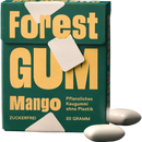 Forest GUM Chewing-gum à la mangue, sans sucre (10 pièces), 20 g