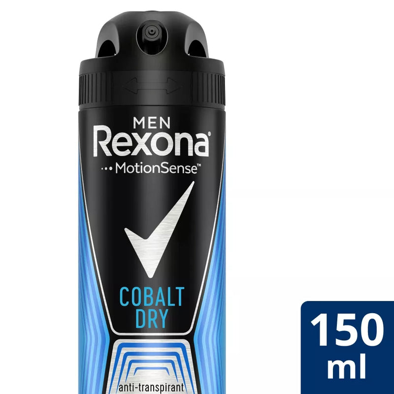 Rexona men Men Anti-Transpirant Deospray Cobalt Dry, 150 ml