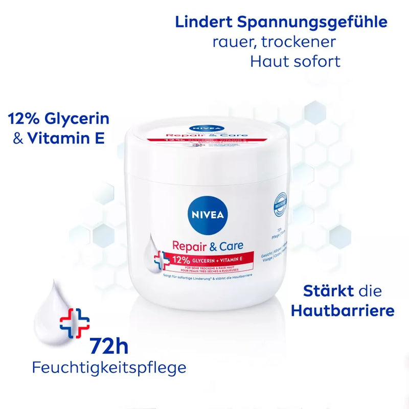 NIVEA Verzorgingscrème Repair & Care Intensive, 400 ml