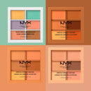 NYX PROFESSIONAL MAKEUP Contouring Palette 3C Kleurcorrectie 04, 9 g