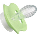Sucette en silicone babylove, symétrique, jaune/vert, taille 3, à partir de 16 mois, 2 pièces.