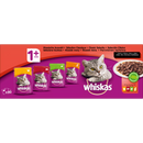 Whiskas Katten Natvoer, Adult, klassieke selectie, Multipack (80 x 100g), 8 kg