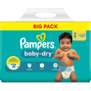 Couches Pampers Baby Dry taille 2 Mini (4-8 kg), paquet en vrac, 90 pièces.