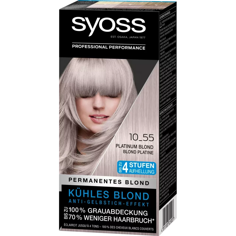 Syoss Opsteker Cool Blonds Platina Blond 10-55, 1 st.