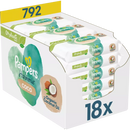 Lingettes humides Pampers Harmony Coco (18x44 pièces), 792 pièces