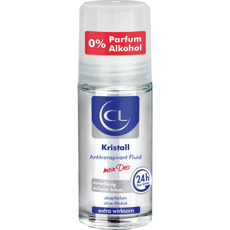 CL Deo Crystal antiperspirant mineraalvloeistof extra sensitive, 50 ml
