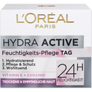 L'ORÉAL PARIS Crème de Jour Hydra Active 3 Peaux Sèches Sensibles, 50 ml