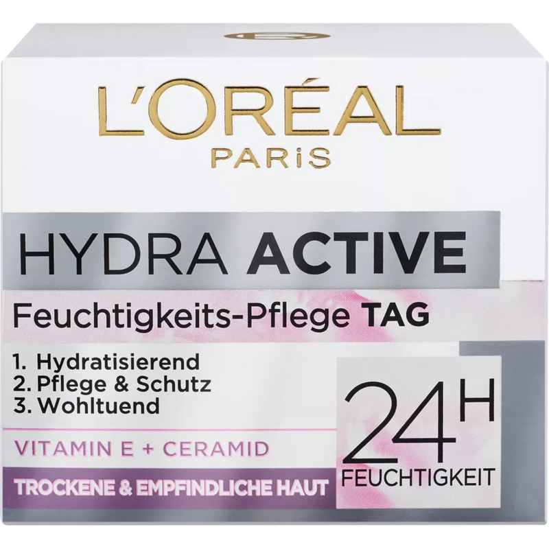 L'ORÉAL PARIS   Dagcrème Hydra Active 3 Droge Gevoelige Huid, 50 ml