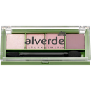 alverde NATURKOSMETIK Palette de Fards à Paupières 50 Roseraie, 4 g