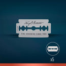 King C. Gillette Rechte scheermesjes, dubbele rand, 5 stuks