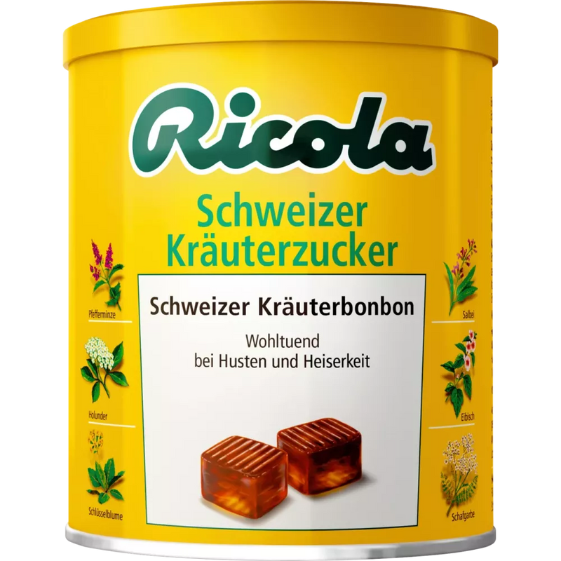 Ricola Zoet, Kruiden Original, Zwitserse kruidensuiker, 250 g