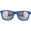 SUNDANCE Kinderzonnebril met hartjespatroon en spiegelende glazen, 1 stuk