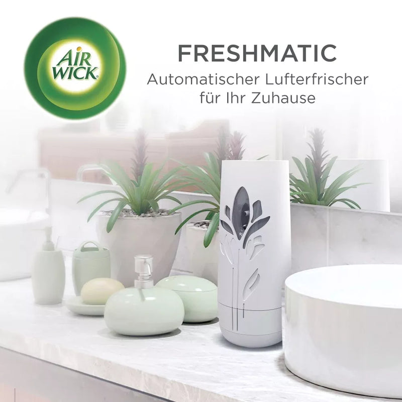 AirWick Luchtverfrisser Freshmatic Viooltjes & Lentefrisheid Navulverpakking (2x250 ml), 500 ml