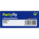 Partyfly Comprimés effervescents 4 pièces, 26 g