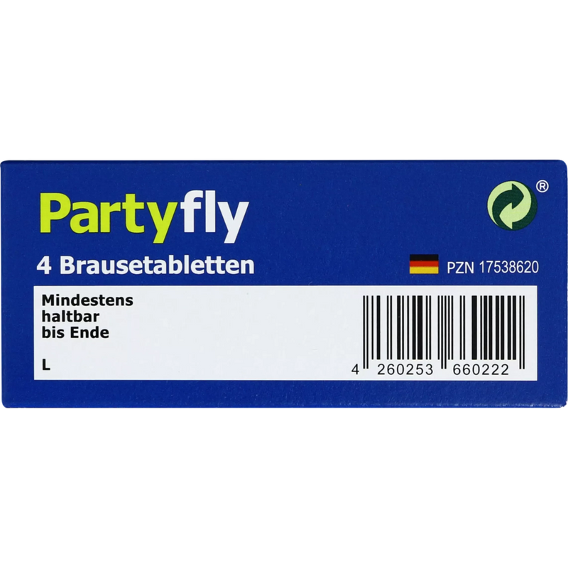 Partyfly  Bruistabletten 4 stuks, 26 g