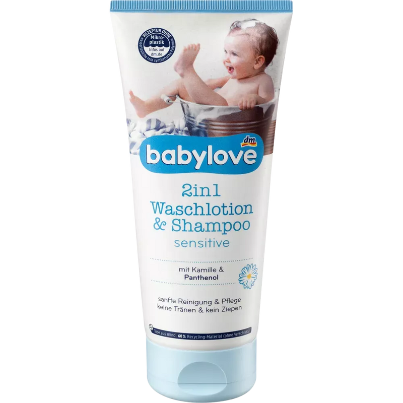 babylove Babyshampoo douche & shampoo, 200 ml