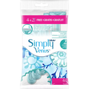 Gillette Venus Wegwerpscheermesje, Simply Venus, 6 stuks.