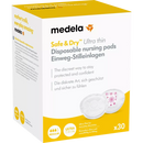 Medela Zoogcompressen Safe & Dry Ultra dun, 30 stuks.