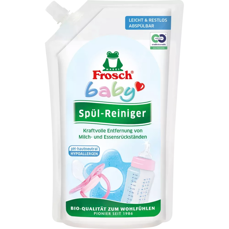 Frosch Navulverpakking babyspoelmiddel, 500 ml