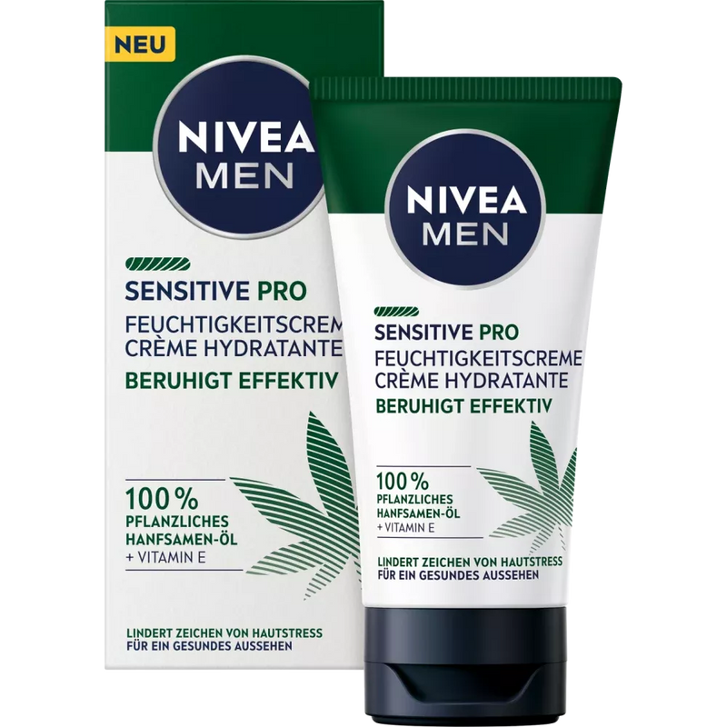 NIVEA MEN Sensitive Pro vochtinbrengende crème, 75 ml