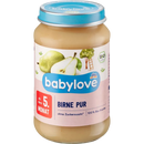 babylove Babymaaltijd 5+ Maanden perenpuree 100% biologische kwaliteit 190g