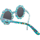 SUNDANCE Zonnebril voor kinderen in bloemvorm met bloemmotief en donkere tint, 1 st.