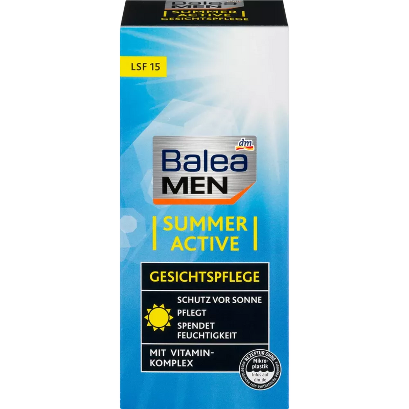 Balea MEN Summer Active gezichtscrème, 75 ml