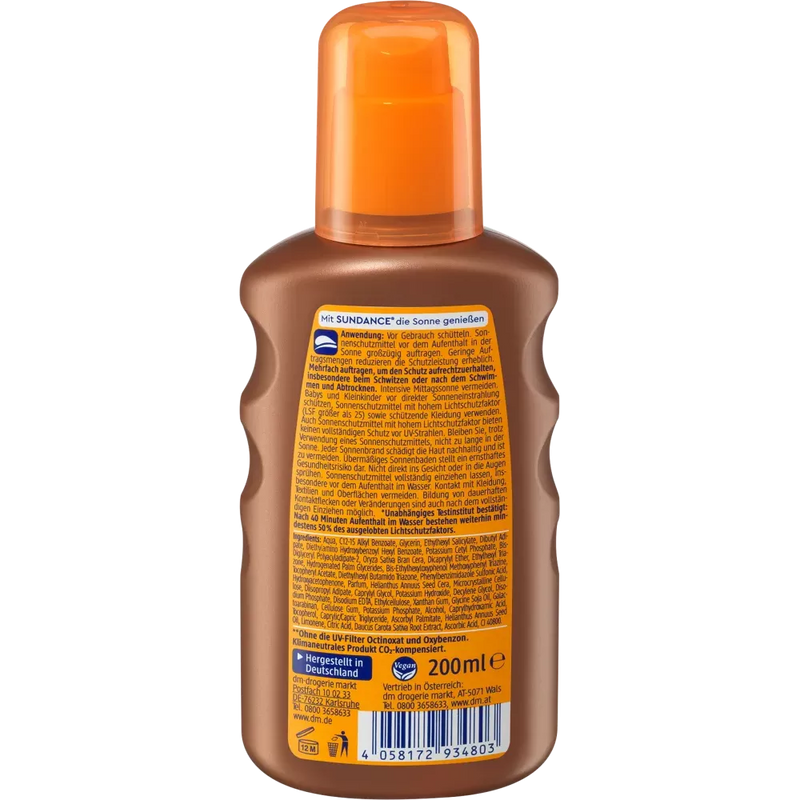 SUNDANCE Zonnespray Caroteen SPF 15, 200 ml