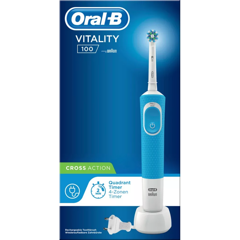Oral-B Vitality elektrische tandenborstel blauw, 1 stuk