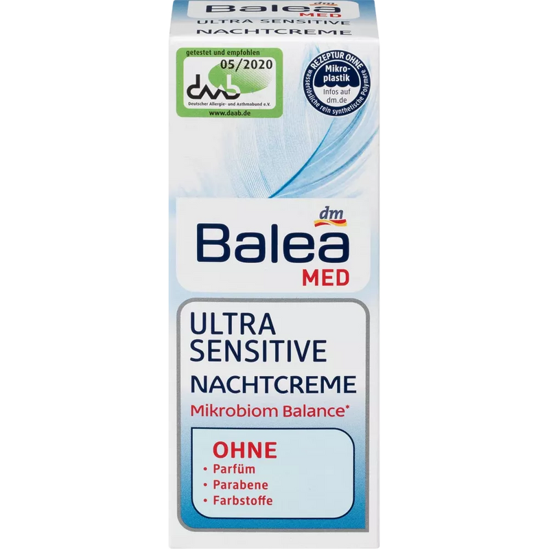 Balea MED Nachtcrème Ultra Sensitive, 50 ml