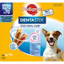 Pedigree Hondenkauw DentaStix voor kleine honden, multipack (10x7 stuks), 1,1 kg
