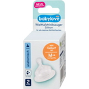Tétine col large en silicone babylove, taille M, anatomique, taille universelle, dès la naissance, 2 pièces.