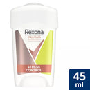 Rexona Deo Crème Anti-transpirant Protection Maximale Contrôle du Stress, 45 ml