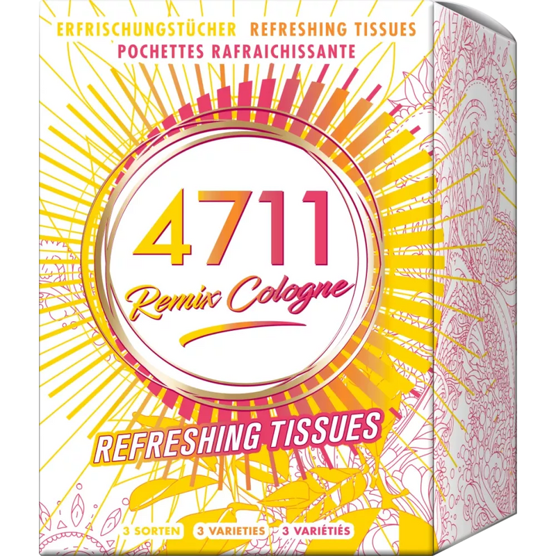 4711 Remix Cologne refreshing tissues, 10 stuks