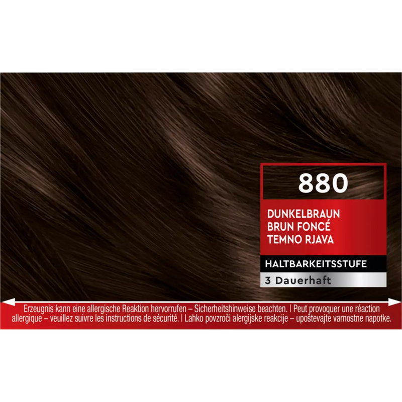 Schwarzkopf Brillance Haarkleur donkerbruin 880, 1 stuk