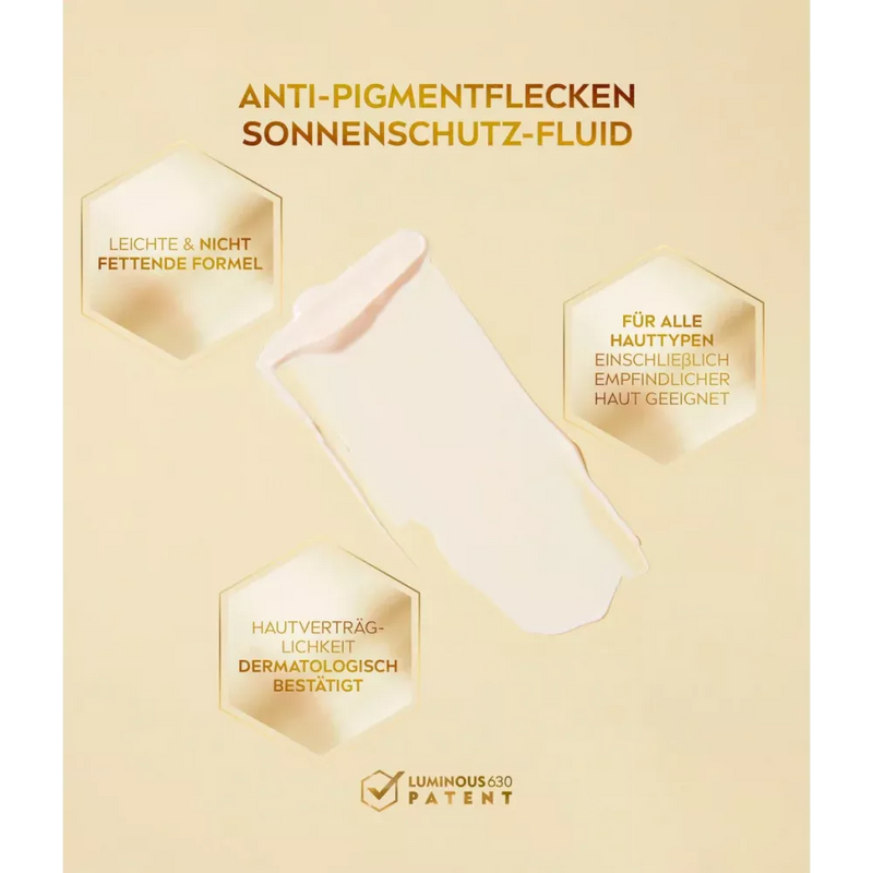 NIVEA SUN Zonnebrand Sun Fluid Gezicht, Anti Pigmentatie SPF 50, 40 ml