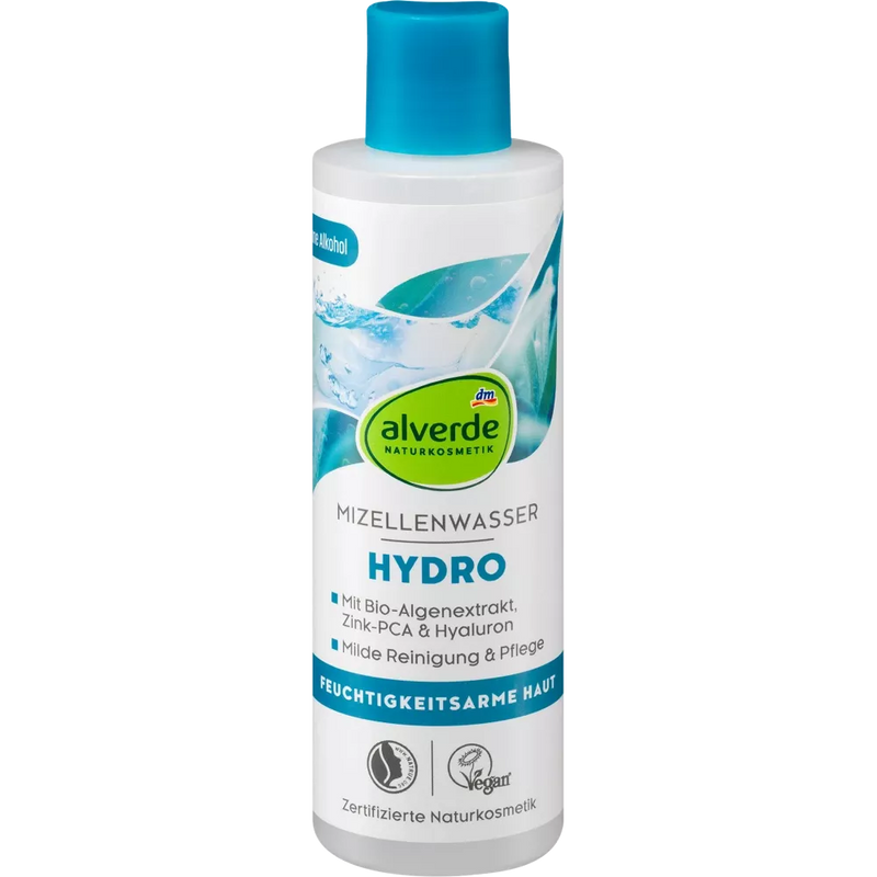 alverde NATURKOSMETIK Micellair water Hydro, 200 ml