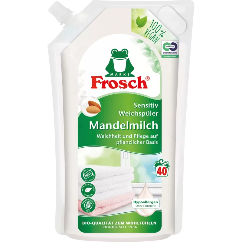 Frosch Wasverzachter Amandelmelk 40 Wl, 1 l