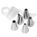 Embouts de pipe en acier inoxydable Profissimo, 1 jeu