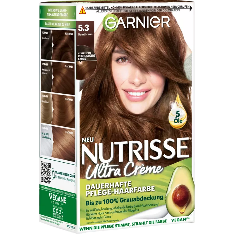 Nutrisse Haarkleur 53 fluweelbruin, 1 st, 1 st