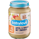 babylove Fruit en granen Appel & Banaan met Beschuit vanaf 6 maanden, 190 g