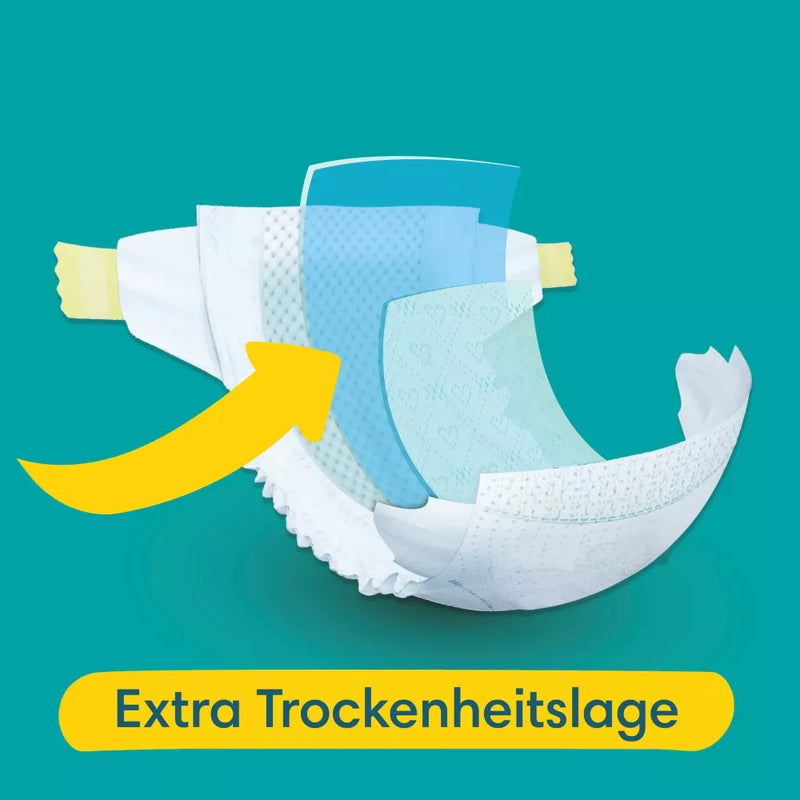 Pampers Luiers Baby Dry Gr.4+ Maxi Plus (10-15 kg), maandelijkse doos, 198 stuks.