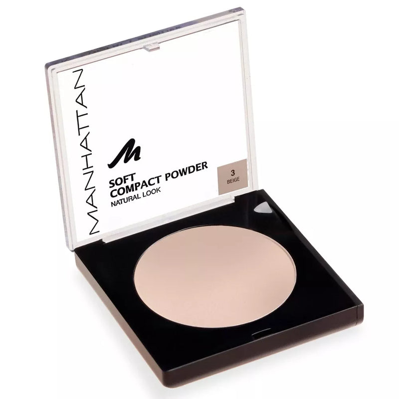 MANHATTAN Cosmetics Gezichtspoeder Soft Compact Powder Beige 03, 9 g