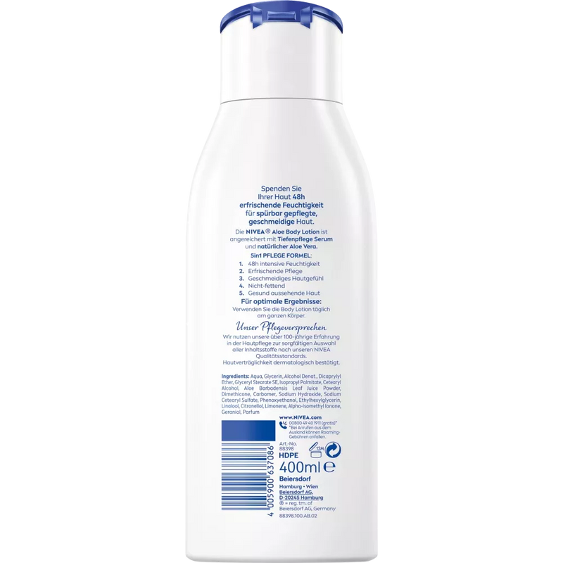 NIVEA Lichaamslotion Aloë & Care, 0,4 l