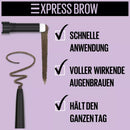 Maybelline New York Wenkbrauwpotlood Express Brow Satin Duo 01 Donker Blond, 1 st.