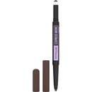 Maybelline New York Wenkbrauwpotlood Express Brow Satin Duo 04 Donkerbruin, 1 st.