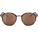 SUNDANCE Metalen zonnebril met leeuwenaccenten en roze gespiegeld glas, 1 stuk