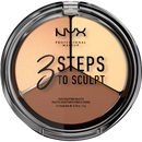 NYX PROFESSIONAL MAKEUP Contouring Powder 3 Steps to Sculpt Light 02, 15 g