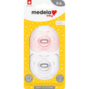 Medela Fopspeen Soft Silicone, roze/uni, 0-6 maanden, 2 stuks