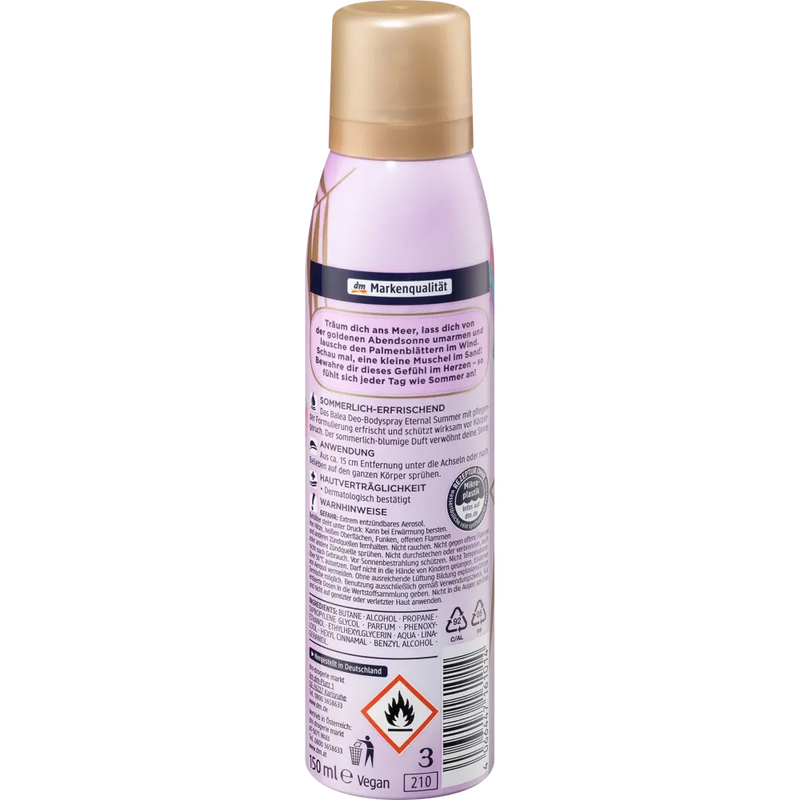 Balea Lichaamsspray eternal summer, 150 ml